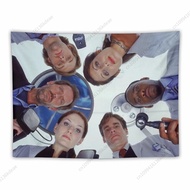 Dr House Indoor Wall Tapestries House MD Pink Flag Fun Wall Tapestry Room Home Decor Bedroom Dorm Wa