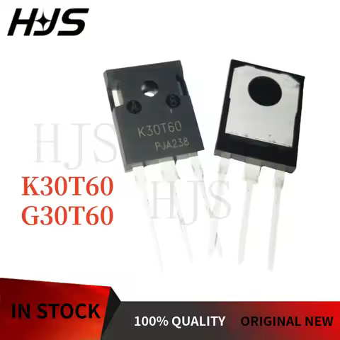 5pcs/lot K30T60 IKW30N60T G30T60 IGW30N60T TO-247 600V 30A In Stock MOS field effect tube IGBT trans