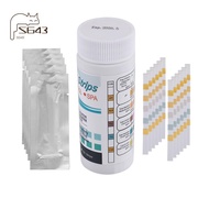 50Pcs 6-In-1 Swimming Pool PH Test Paper Residual Chlorine PH Value Alkalinity Hardness Test Strip P