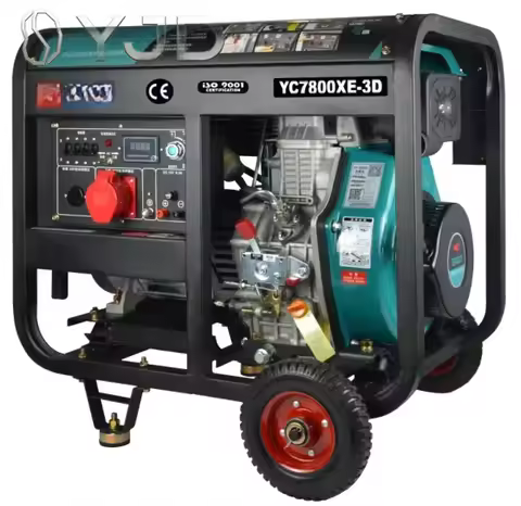 Yuchai Air Cooling System 5kw ATS Portable diesel Generator Set 6KVA Remotable Objects for Home Use 