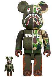 Image.台中逢甲店 BE@RBRICK BEARBRICK 400%100% READYMADE × BAPE