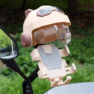 New Style Electric Vehicle Mobile Phone Holder Helmet Style Cycling Navigation Holder I8G6