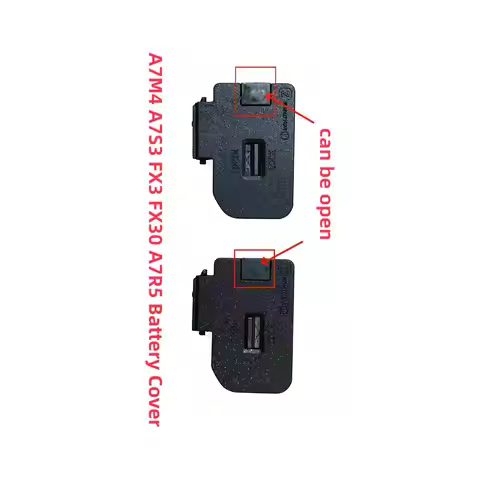 New Battery Cover Door for Sony A7M4 A7S3 A7R5 FX3 FX30 Battery Cover Shell