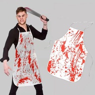 Halloween Bloody Apron Halloween Theme Props Fancy Dress Scary Apron Horror Printed Scary Blood Spla