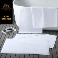 Luxury White Bath Mat for Hotel/Airbnb/ Homestay/ Home [READY STOCK FAST DELIVERY]