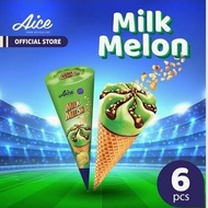 Aice ice cream Melon Milk Cone