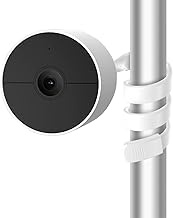 Coohchch Flexible Twist Mount for Ring Cam/Google Nest Cam/Arlo Cam, 20.5in Length 360 Degree Gooseneck Twist Indoor/Outdoor Mounting Bracket for Ring Cam/Google Nest Cam/Arlo Cam Survei - White(2PCS)