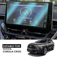 TOYOTA COROLLA CROSS 2021-2024 Tempered Glass Screen Protector Infotainment Navigator Accessories Bo