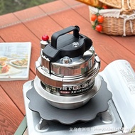 304 Stainless Steel Micro Pressure Cooker Self-Driving Outdoor Portable High Pressure Cooker Travel 