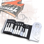 Portable 49 Keys Flexible Roll Up Piano Electronic Soft Keyboard Piano Silicone Rubber Keyboard ABS