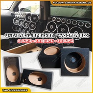 📦 12 Inch 6 Inch 6X9 Inch Universal Round Car Vented Speaker Box Speaker Woofer Box Speaker Box Subw