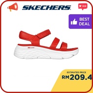 [BEST DFFER ] Skechers Women Foamies Max Cushioning Sandals - 111126-RED Perempuan