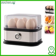 SUCHENSG Eggs Boiler, Auto Shut- Space Saving Smart Egg Cooker,  Multi Functional Stainless Steel 6 