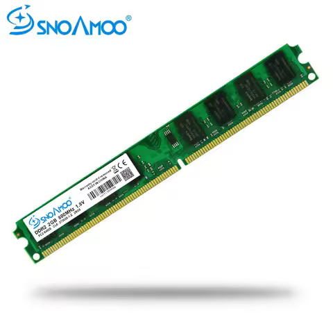 SNOAMOO Desktop PC Used DDR2 2GB Ram 800MHz 667Mhz PC2-5300U CL5 240Pin 1.8 V Memory For Intel AMD C