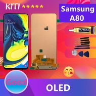 (งาน ic แท้) (OLED)For หน้าจอ samsung A80 LCD Display จอ + ทัช Samsung galaxy A80(ปรับแสงได้)(สามารถ