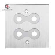 Connector Banana Wall Plate Banana Plug Binding Post Wall Plate for Speakers Home Theater(Single Wal