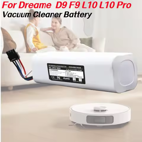 14.4V 9800mAh Battery for Xiaomi Mijia X10+PLUS B101CN OMNI 1S and Dreame F9 D9 L10 Pro Plus S10 S20