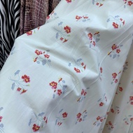 KATUN POPLIN motif COTTON FABRIC - floral patterned cotton fabric - premium cotton fabric - premium 