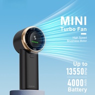 【ผลิตภัณฑ์ใหม่】Orashare HF03 4000mAh พัดลมพกพา ปรับความเร็วได้ 5 ระดับ พัดลมมือถือ ไม่มีใบมีด พัดลมu