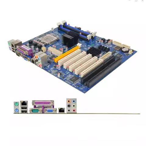 Intel 945 Motherboard Socket 775 CPU DDR2 ATX Server New Single Channel SATA 6 USB 5 PCI 2 ISA Slot 