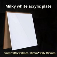 Milk white acrylic board, white organic glass board, transparent diffusion board