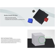 [SG STOCK] Official Bambu Smooth PEI Plate | For Bambu Lab X1C P1S P1P A1 A1MINI