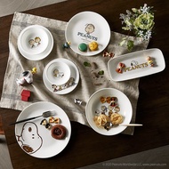 ★Daltty★ [Corelle] Snoopy Friends Bowl & Plate & Dish Tableware