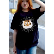 T-Shirt With Screen Print "Eight-Direction Tiger" COTTON 1 1 1