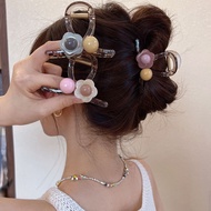 Summer Female Sweet Small Fresh Acetate Flower Clip Shark Clip Hair Accessories