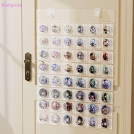 Babyone Badge Display Rack Multi-Color Badge Bag Transparent Window Round Badge Protector Fans Suppl