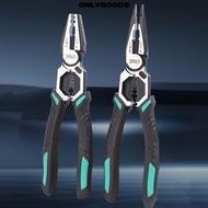 ONLYGOODS Hammerhead Pliers, With Hammerhead CR-V Wire Stripper, Useful Household Metal Universal Wi