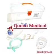 Ambu Bag/Resucitator Set Manual Adult MPM Silicone
