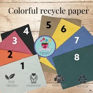 Colorful recycle paper, quality color recycling paper