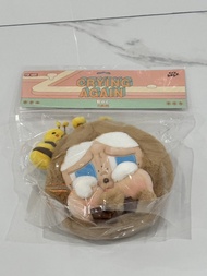POPMART Crybaby again series Big head bag ครายเบบี้ กระเป๋าหัวโต มีพวงกุญแจน้องผึ้งห้อยด้วย ของแท้ จ
