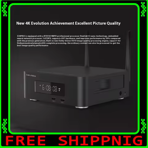 ZIDOO Z20 PRO 4K Media Player HDR10+ 4K HDR Android 11 TV RTD1619BPD 4G+32G Support Ethernet WiFi NA