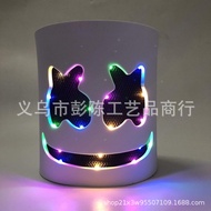 Led Luminous Marshmallow Stage Performance Props Mask Electronic Music Festival DJ Headgear EVA Mate