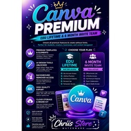 Canva Premium – Edu Lifetime & 6 Month Invite Team
