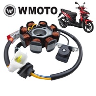 COIL MAGNET COIL STARTER COIL FUEL WMOTO ES125 W MOTO ES 125 MAGNET COIL STARTER COIL FUEL COIL