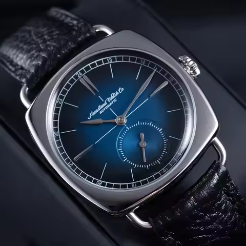 Hruodland 2025 new ST1701 retro men's automatic J mechanical watch K1 glass stainless steel waterpro