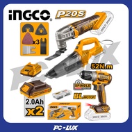 INGCO Combo Set Vacuum Cleaner + Multi-Purpose Tools COSLI240685