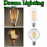 Dream Lighting / Edison Bulb ST64 G80 G95 G125 C35 40W Filament 4W LED E27 Bulb Retro Vintage Light 