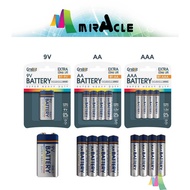 Grabbit 1.5V Heavy Duty Battery 9V / AA / AAA