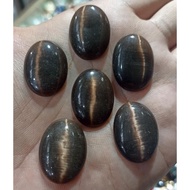 Darkgoldenrod Cat Eye Stone 28x18