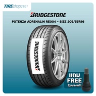 ยางรถยนต์ BRIDGESTONE รุ่นPOTENZA RE004 ขนาด205/55R16 ยางปี2024 (ราคาต่อเส้น) แถมจุ๊บเติมลมฟรี