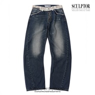 SCULPTOR® กางเกง Beaded Waist Denim Pants