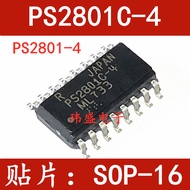 3PCS PS2801-4 Four-Channel Optocoupler PS2801-4 SOP SOP-16 Optocoupler PS2801C-4