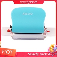 store Loose Leaf Paper Puncher, Handheld Metal Circle Design- 6 Hole Puncher for A4/A5/B5