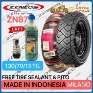 ZENEOS ZN87 MOTORCYCLE TIRE GULONG TUBELESS 110/70/12 120/70/12 130/70/12 120/70/13 140/70/13 150/70