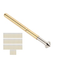 100 Pcs P156‑E Spring Pressure Test Probes Tapered Head Type 2.36mm Diameter Pogo Pin Test Tools PCB