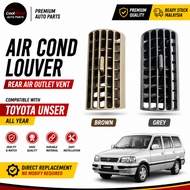 Toyota Unser Aircond Rear Vent Louver AC Vent Grille Outlet Brown Grey 1Pc Replacement Ready Stock M